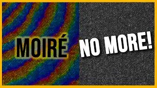Remove Moir&eacute; Pattern & False Colour easily (if your camera supports it)