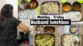 Monday to Friday quick and easy lunchbox recipes✨ || Husband lunchbox ideas✨