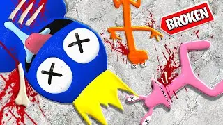 Breaking Every Bone with Rainbow Friends! (Garry's Mod)