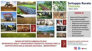 CSR Toscana SRD01 BANDO2024 VIDEO III