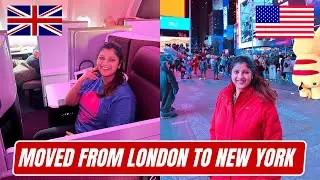 Finally back in New York | London to New York flight vlog | New Journey begins | Albeli Ritu