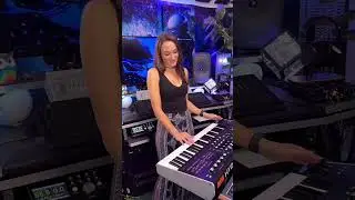female pianist synth battle. #musicvideo #dance #music