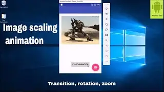 How to Create Image Scaling Animation in Android Apps using Android studio