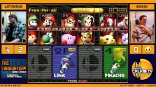 Keystoned  MasterHandJob Link vs Moonshoe Kirby   $5 Money Match   SSB64
