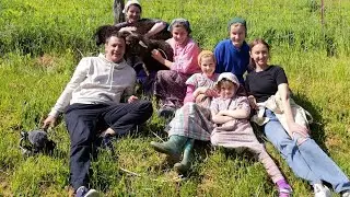 Christian Family. American Countryside. VA