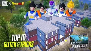 Top 10 Glitch And Tricks Pubg Mobile/Bgmi | Dragon Ball Z