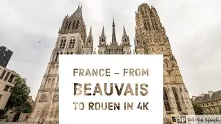 France Drive 4K - From Beauvais to Rouen - Gopro Video Timewarp