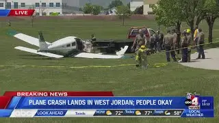 Small plane makes 'emergency landing' on West Jordan soccer field
