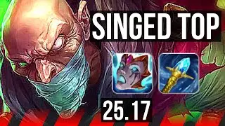 SINGED vs CAMILLE (TOP) | 900+ games, 5/2/6 | KR Grandmaster | 25.17