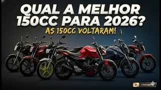 Qual a melhor 150cc para 2026? Shineray Jef, Free, Factor, FZ15, Bajaj Pulsar, SBM  ou Master ride?