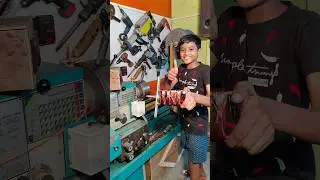 Motor Coil Winding Trick For Lathe Machine Short Video...