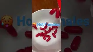 🥵  Satisfying  Hot Tamales Candy #shorts #asmr #candy