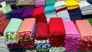 দাওয়াতে পরার/পূজার জন্য টার্সেল করা ভারী কাজের শাড়ি | Saree collection at craziest offer 2024