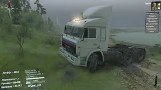 Обзор мода на камаз 54115 для Spintires.