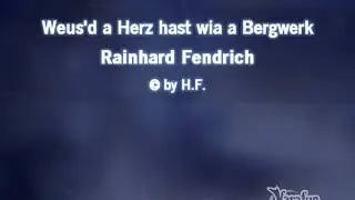 Rainhard Fendrich - Weus'd a Herz host wia a Bergwerk