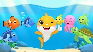 Baby Shark’s Fin Got Caught in a Net 🦈🕸️ | Kids Songs & Nursery Rhymes