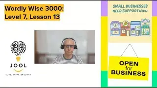 Wordly Wise 7 Lesson 13 | Vocabulary & Examples | The Young Entrepreneur!