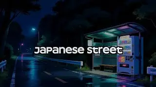 Japanese Countryside Night 🌲🧃 | 90s Lofi Playlist &mdash; Vending Machine & Bus Stop