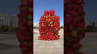 Овощи подходят друг другу.  c4d работает