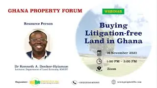 BUYING LITIGATION FREE LAND: LAND IS NOT WHAT YOU THINK IT IS! (PART 1)