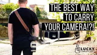Самый удобный способ переноски тяжёлой камеры и объектива | Lucky Camera Straps