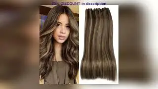 #Moresoo Human Hair Wefts Hair Weft Brazilian Machine Remy Natural Straight Weaving Bundles 100g Pe