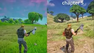 CHAPTER 5 vs  CHAPTER  4 OG ANIMATIONS Fortnite