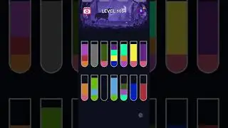 #water #sort #puzzle #game #solve #level #1054
