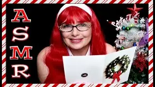 ASMR: Christmas Cards (Soft Spoken, Reading, Tracing, Tapping, Descriptive)