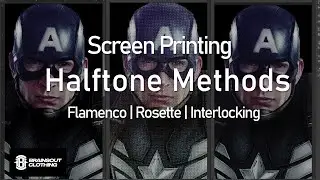 Halftone Methods for Screen Printing | Flamenco, Rosette, Interlocking