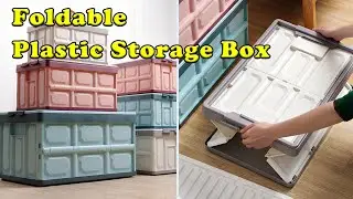Easy Assembly Plastic Folding Storage Box
