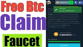 Daily 500+ Satoshi Bitcoin Btc Earn Without Investment | Every Claim Bitcoin Btc Satoshi Earn