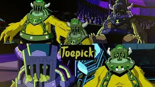All toepick transformations in Ben 10 omniverse
