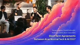 Part 1: Short Term Agreements Between AI as Normal Tech & AI 2027 | The Curve 2025