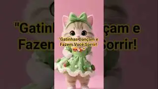 🐱💃 Gatinhas Dan&ccedil;ando ao Som da Alegria! #Gatinhos #Shorts #Divers&atilde;o