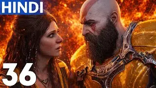 GOW Ragnarok Hindi Gameplay Part 36 - 😱 रेत के नीचे कुछ ज़िंदा था! Giant Creature बाहर आया 😨🔥