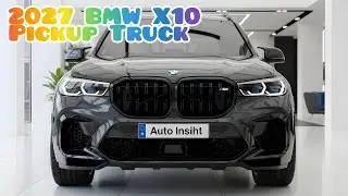 2027 BMW X10 Black Pickup Truck Officially Unveiled | Luxury Meets Power Like Never Before