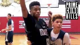 The Ball Brothers vs San Diego SUPERSTAR Jaylen Hands! PRIME Chino Hills vs Balboa Pre-Season Game!