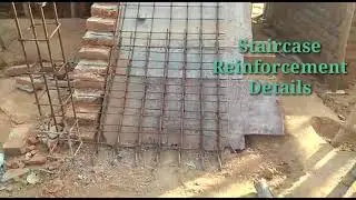 Design of Staircase Reinforcement | Steel Bar Details
