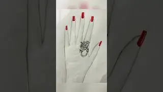 Simple easy mehndi  design  for back hand 🤚 #mehndi #mehndidesign #moonart