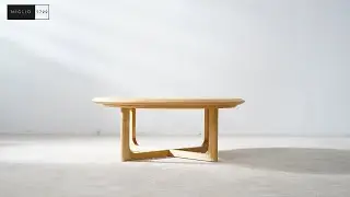 ✨Log Furniture Series | Cross Leg Coffee Table | Living Room Layout