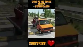SUBSCRIBE 🙏❤️ Cars vs 100 jump &ndash; BeamNG.Drive #shorts #BeamNG #BeamNG.Auto