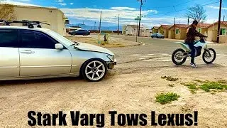 Can a Stark Varg Alpha Pull a CAR? (Stark Towing Test)