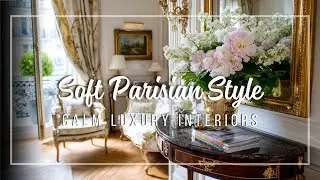 Soft Parisian Apartment Style 🌿 Elegant Luxury Interiors with Calm, Clever Design