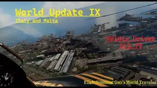 MSFS WORLD UPDATE IX plus NVidia Driver Update 512.77 Virtual Reality Quest 2 SteamVR
