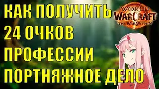 КАК ПОЛУЧИТЬ СОКРОВИЩА ПРОФЕССИИ ПОРТНЯЖНОЕ ДЕЛО 24 очка Wow The War Within 11.0.2