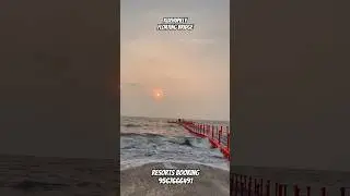 Kuzhupilly Floating Bridge #beach #cherai #travel #beachvibes #adventure
