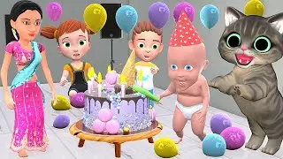 बाबु का Birthday 3 | आइसक्रीम केक | Bili Ke Bache | Chintu | pagal beta |comedy video 
