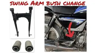 Swing arm bush change / Splonder bike change Bush / #bike #bikerepair  @meetmodelmaker 