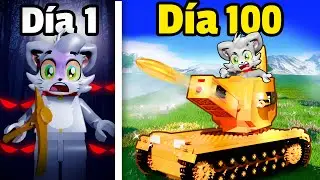 Sobreviví 100 DÍAS en un MUNDO de LEGO ⛏️🧱